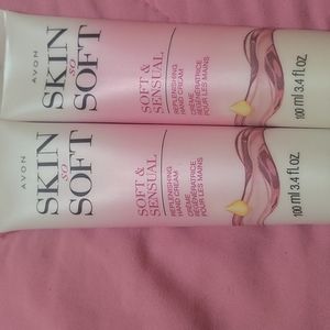Avon Skin So Soft Soft & Sensual Replenishing Hand Cream-Set of 2